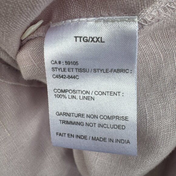 Charlie B Linen Button Down Shirt NWT - Picture 4 of 4